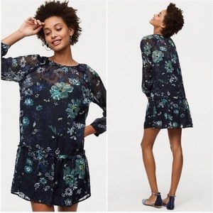 Ann Taylor LOFT Floral Dress ~ Size Large